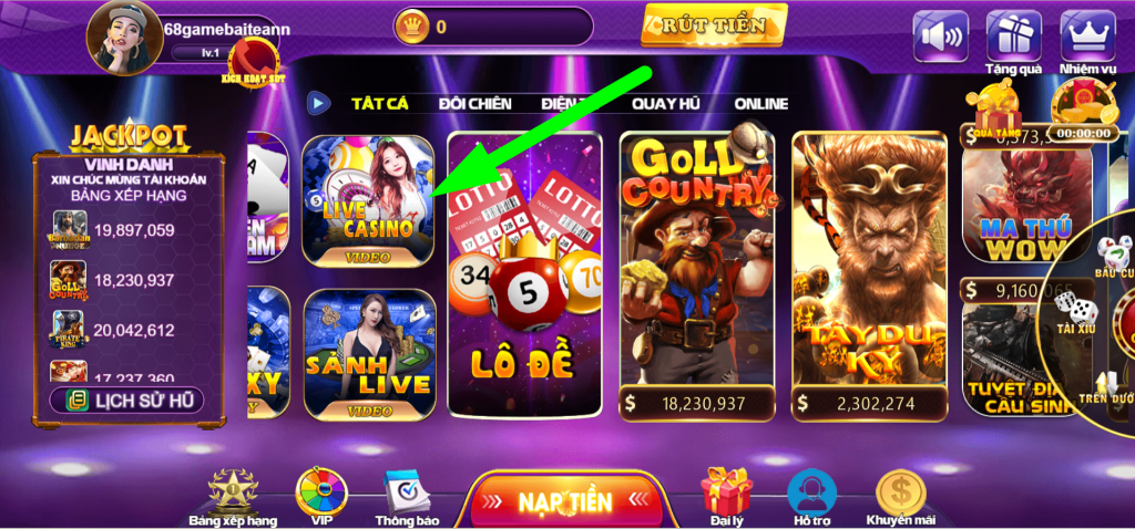 Hướng dẫn cách chơi Live Casino 68 game bài chi tiết, đơn giản nhất cho người mới