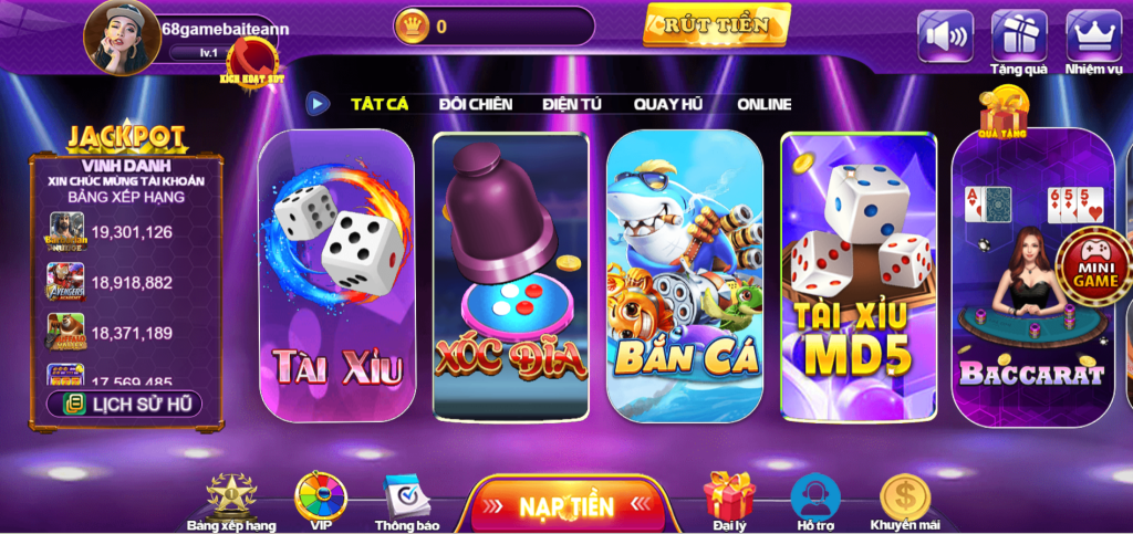 Mục đích khuyến mãi 68 game bài là gì?