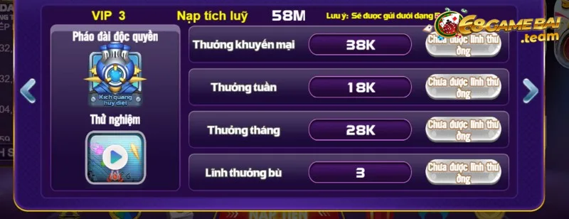 Cấp vàng được lĩnh thưởng siêu hời, giá trị cao